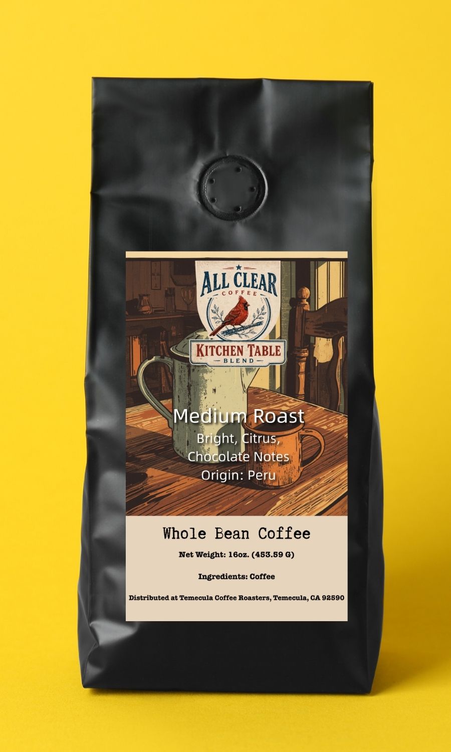 All Clear Coffee - Kitchen Table Blend - Whole Bean