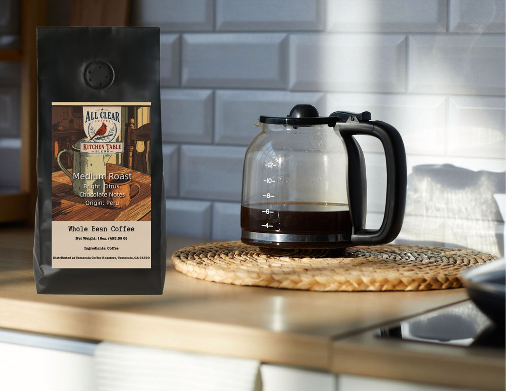 All Clear Coffee - Kitchen Table Blend - Whole Bean